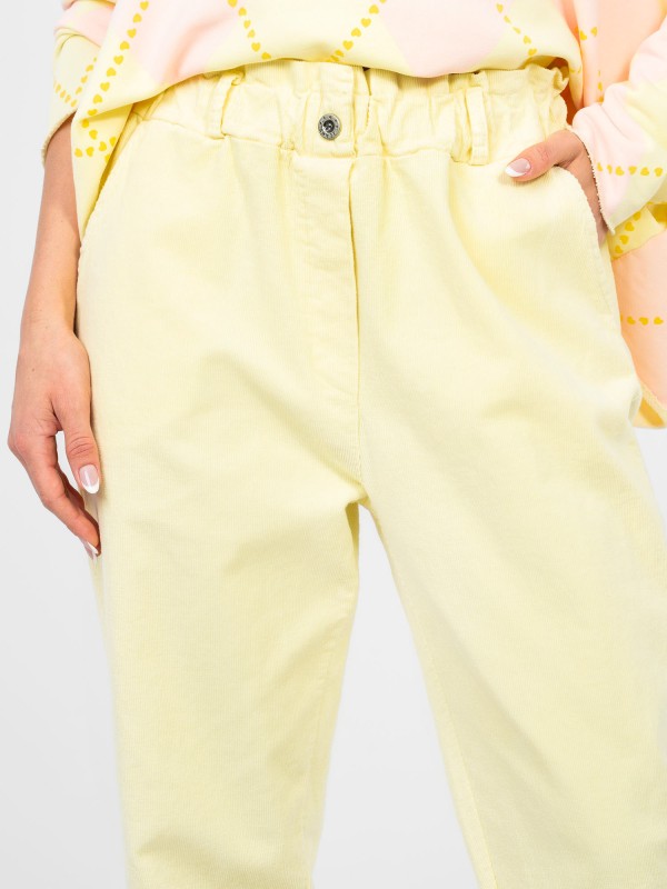 Spodnie-MI-SP-2689.47-jasny żółty