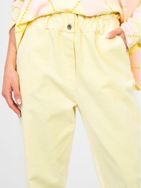 Spodnie-MI-SP-2689.47-jasny żółty