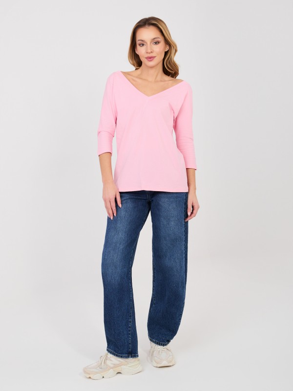 Bluzka-RV-BZ-A1189.24-jasny różowy