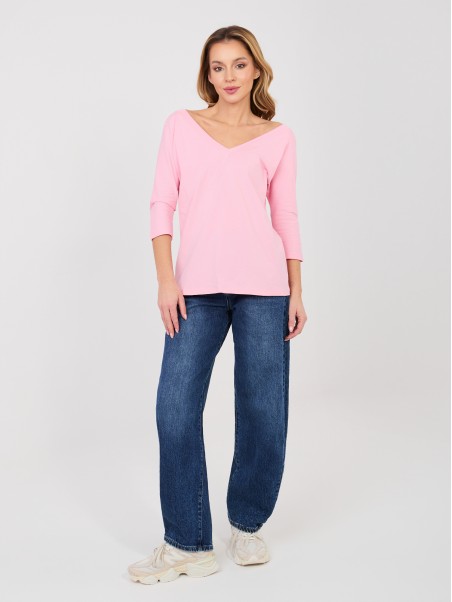 Bluzka-RV-BZ-A1189.24-jasny różowy