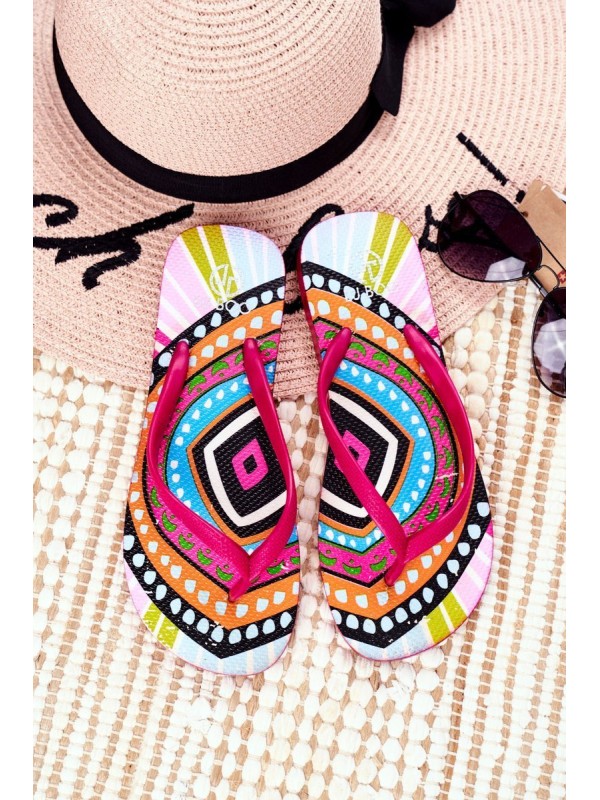 Rubber Flip Flops Lu Boo Pink 2