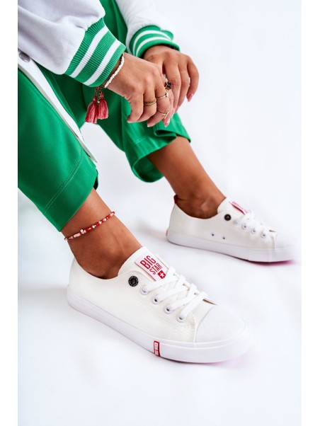 Women's Big Star Sneakers FF274087 White and Red