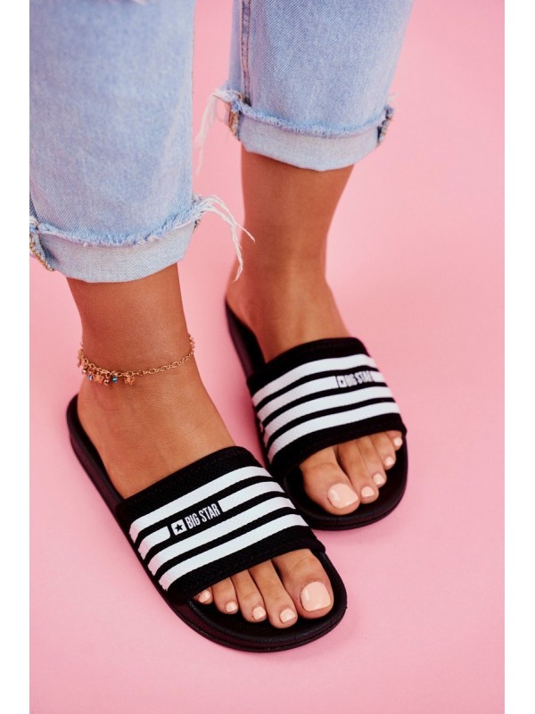Women's Slippers Big Star FF274A353 Black
