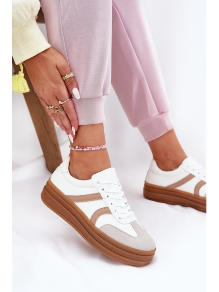 Women's Platform Sneakers White Tolianna