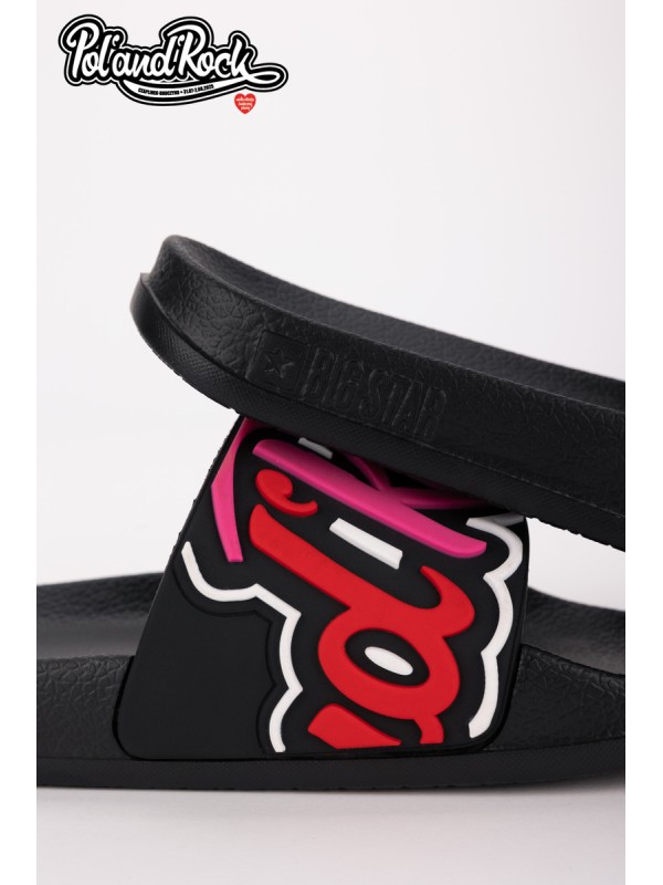 Flip flops Pol'and'Rock Festival X Big Star SS174508 Black