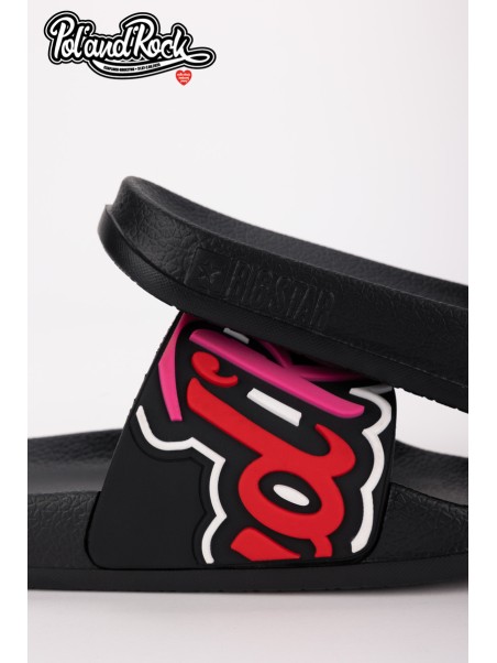 Flip flops Pol'and'Rock Festival X Big Star SS174508 Black