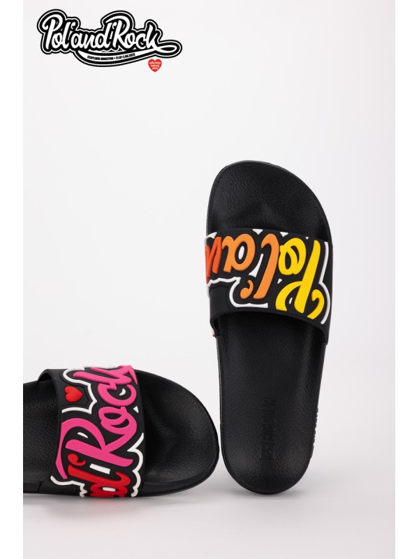 Flip flops Pol'and'Rock Festival X Big Star SS174508 Black