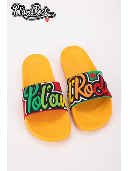 Flip Flops Pol'and'Rock Festival X Big Star SS174507 Yellow