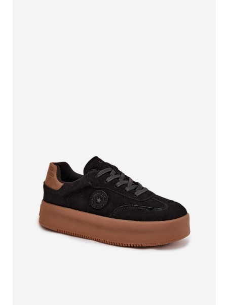 Women's Sneakers on Platform Big Star SS274761 Black