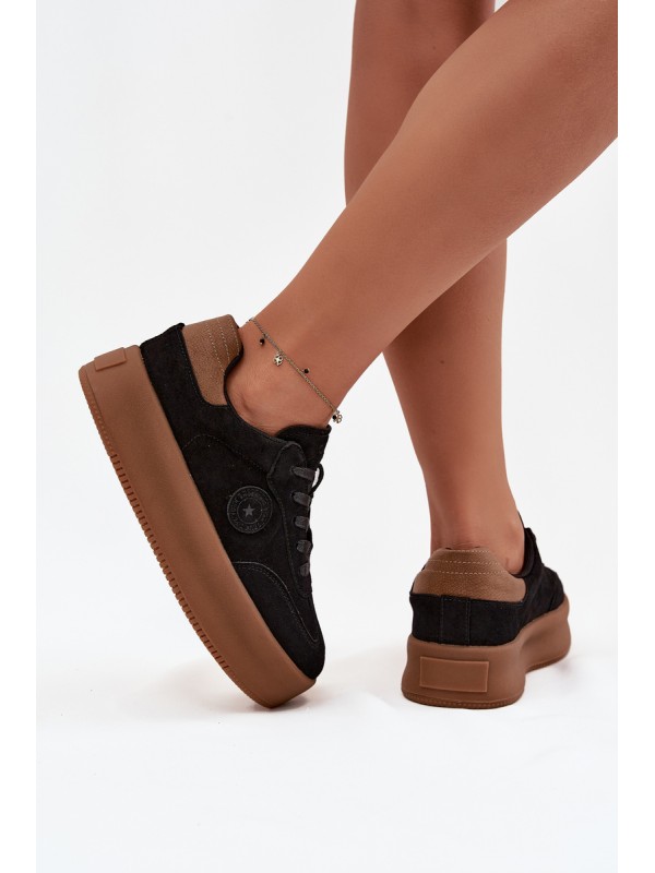 Women's Sneakers on Platform Big Star SS274761 Black