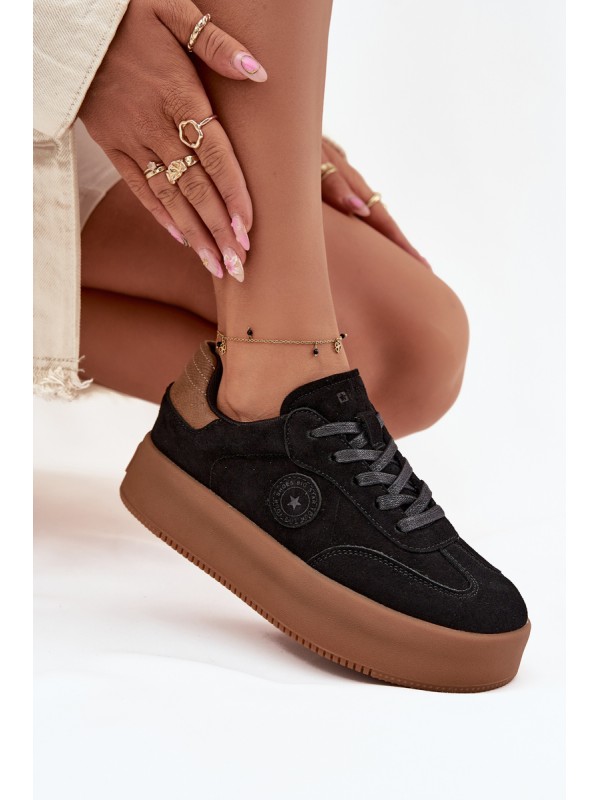 Women's Sneakers on Platform Big Star SS274761 Black