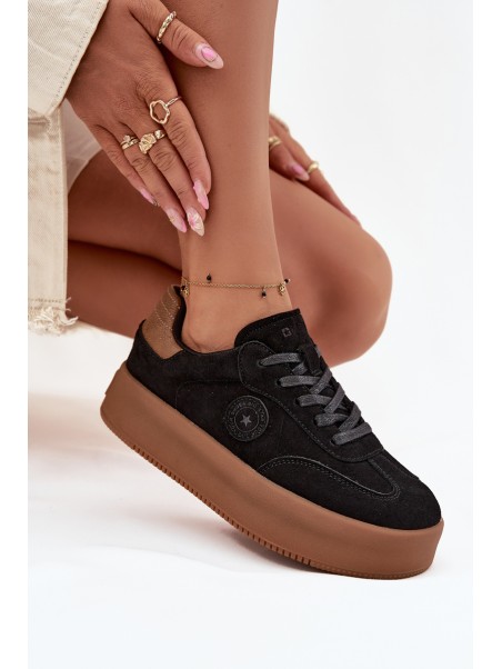 Women's Sneakers on Platform Big Star SS274761 Black