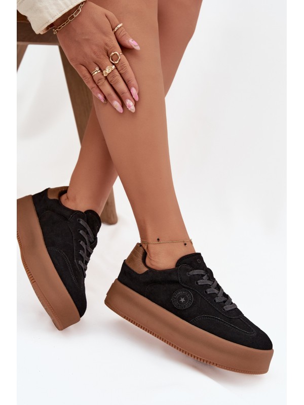 Women's Sneakers on Platform Big Star SS274761 Black