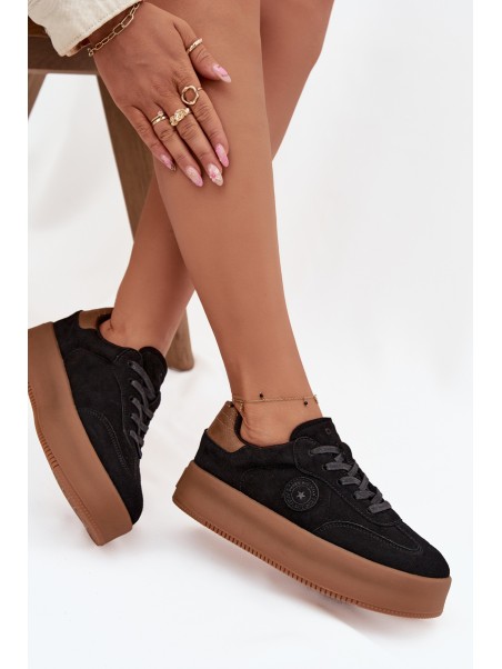 Women's Sneakers on Platform Big Star SS274761 Black