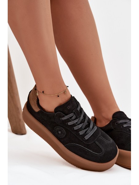 Women's Sneakers on Platform Big Star SS274761 Black