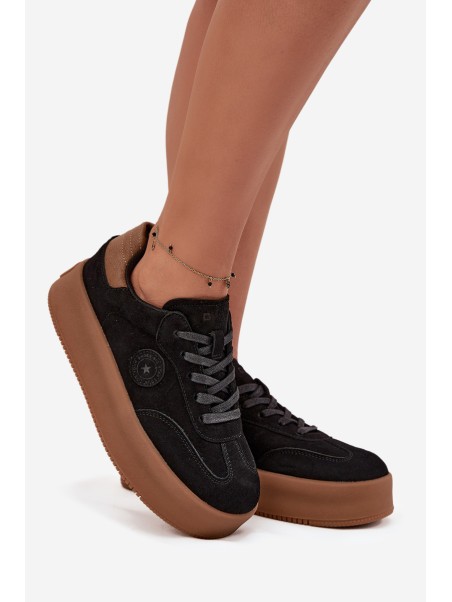 Women's Sneakers on Platform Big Star SS274761 Black