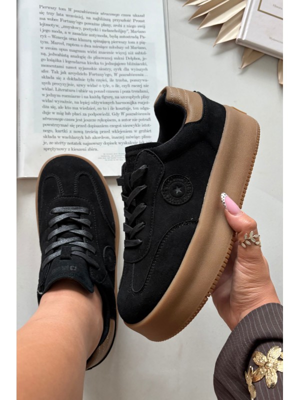 Women's Sneakers on Platform Big Star SS274761 Black