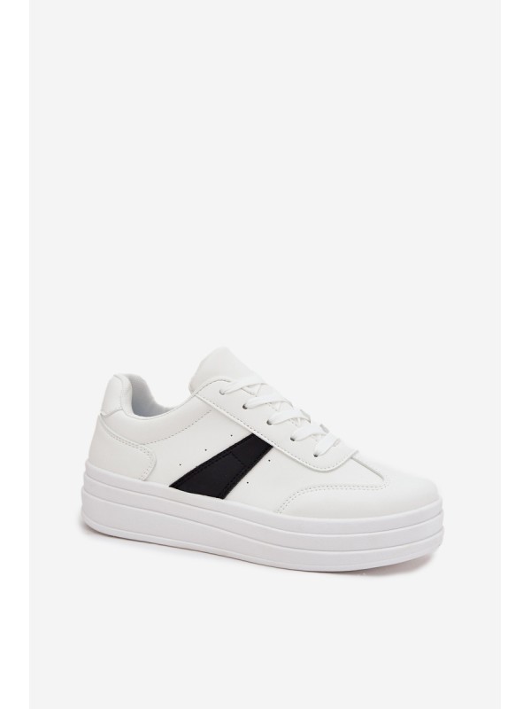 Women's Sneakers on Platform White Elvessia