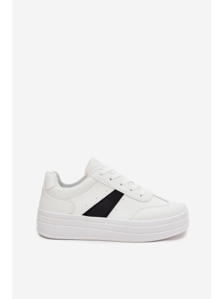 Women's Sneakers on Platform White Elvessia
