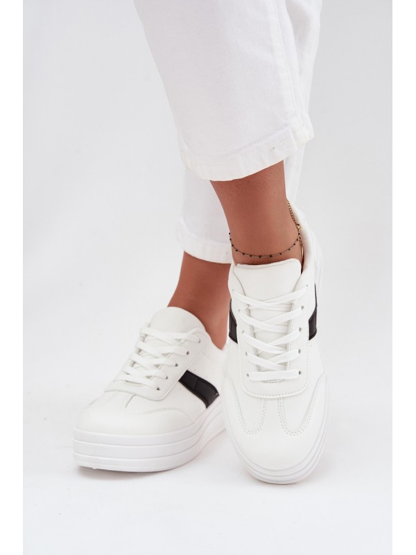 Women's Sneakers on Platform White Elvessia