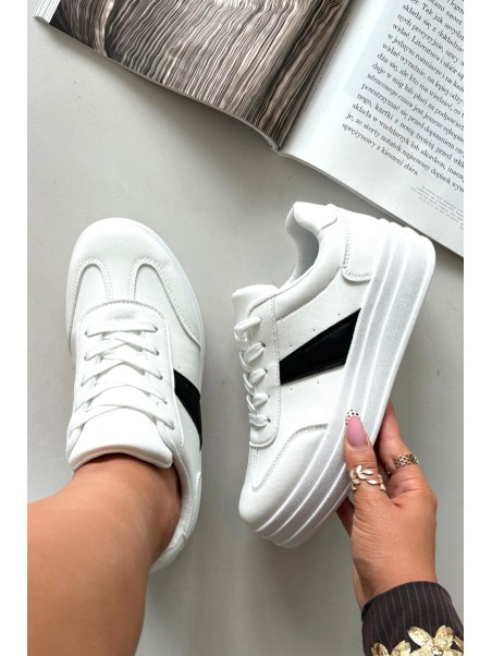 Women's Sneakers on Platform White Elvessia