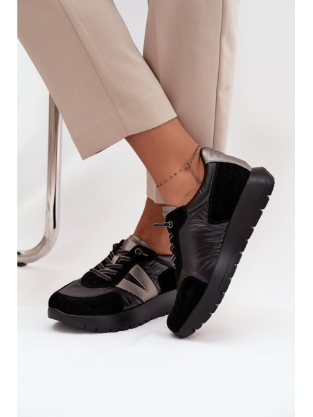 Women's Sneakers On Platform Vinceza 58561 Black