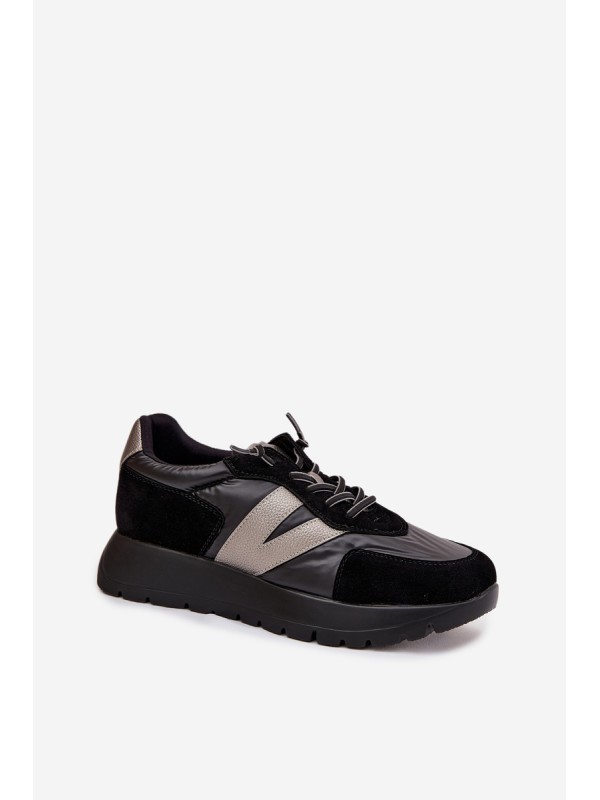 Women's Sneakers On Platform Vinceza 58561 Black