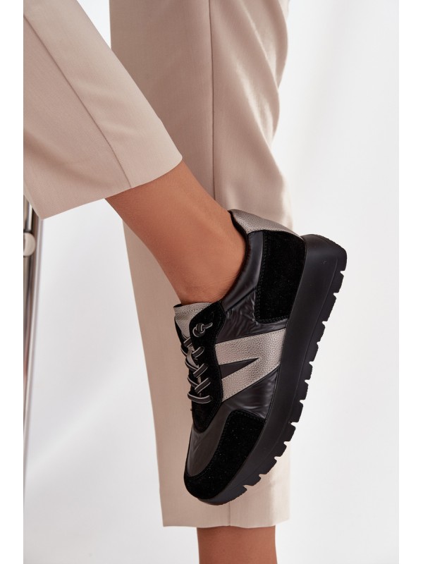 Women's Sneakers On Platform Vinceza 58561 Black
