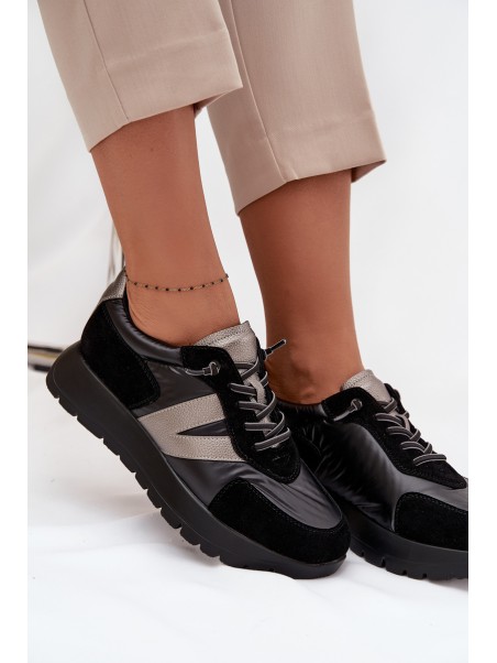 Women's Sneakers On Platform Vinceza 58561 Black