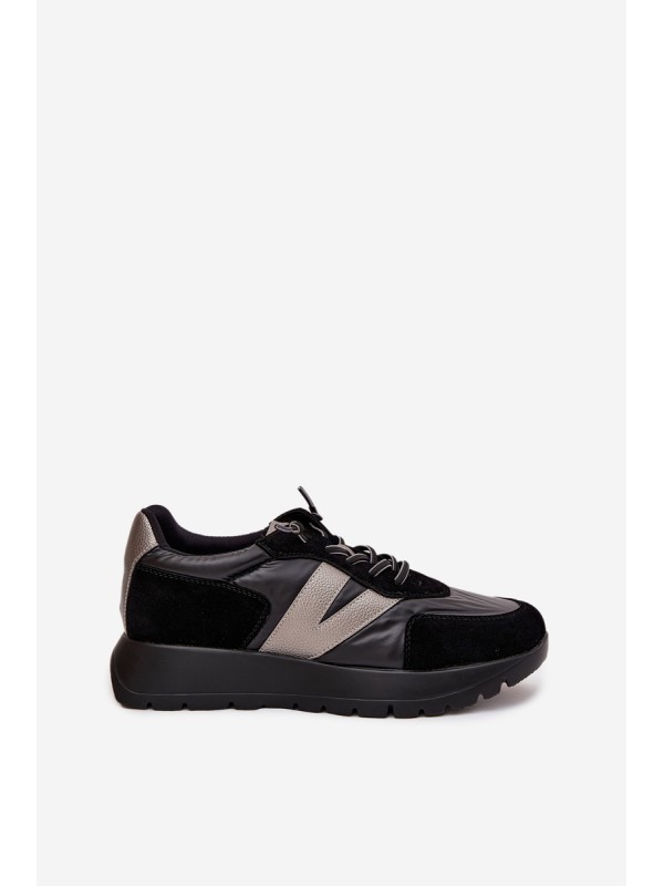 Women's Sneakers On Platform Vinceza 58561 Black