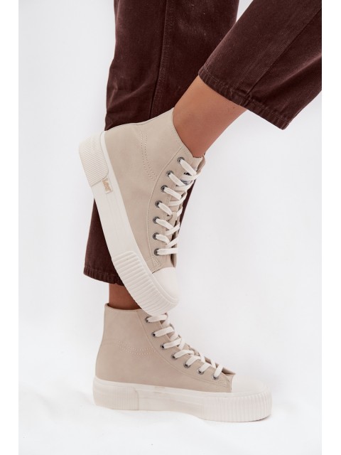 Women's Sneakers On Platform LEE 50253002.35E ISLA WOMEN MID Beige