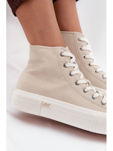 Moteriški sportbačiai ant platformos LEE 50253002.35E ISLA WOMEN MID smėlio spalvos