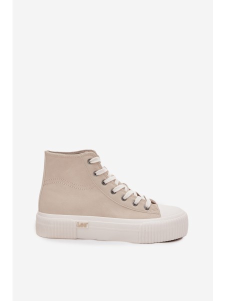 Moteriški sportbačiai ant platformos LEE 50253002.35E ISLA WOMEN MID smėlio spalvos
