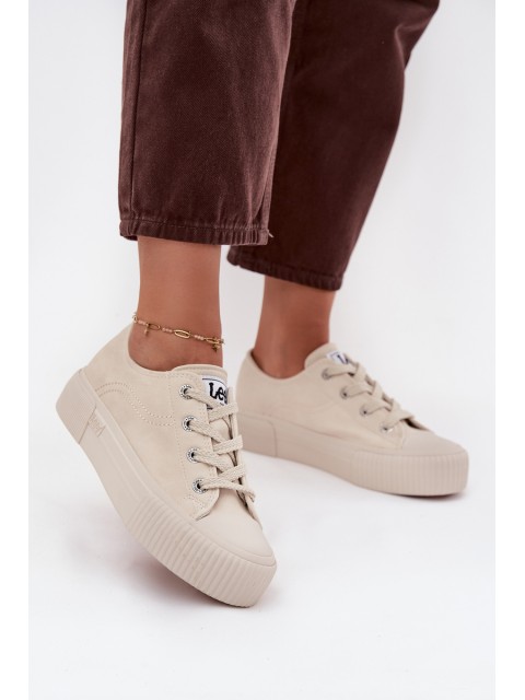 Women's Platform Sneakers LEE ISLA C WOMEN LOW 50253001.35E Beige