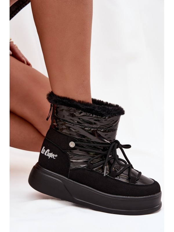 Women Snow Boots On Platform Lee Cooper LCJ 25 03 3814 Black