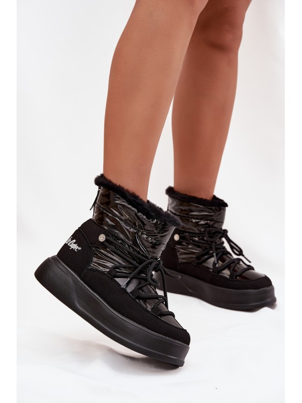 Women Snow Boots On Platform Lee Cooper LCJ 25 03 3814 Black 2