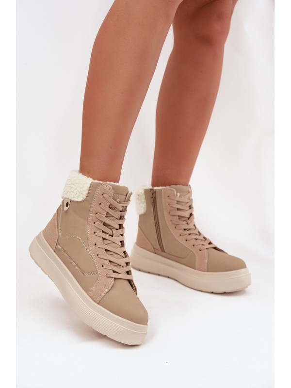 Moteriški žieminiai batai su kailiu Lee Cooper LCJ-25-01-3736 Beige