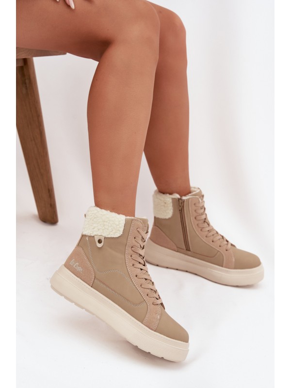 Moteriški žieminiai batai su kailiu Lee Cooper LCJ-25-01-3736 Beige