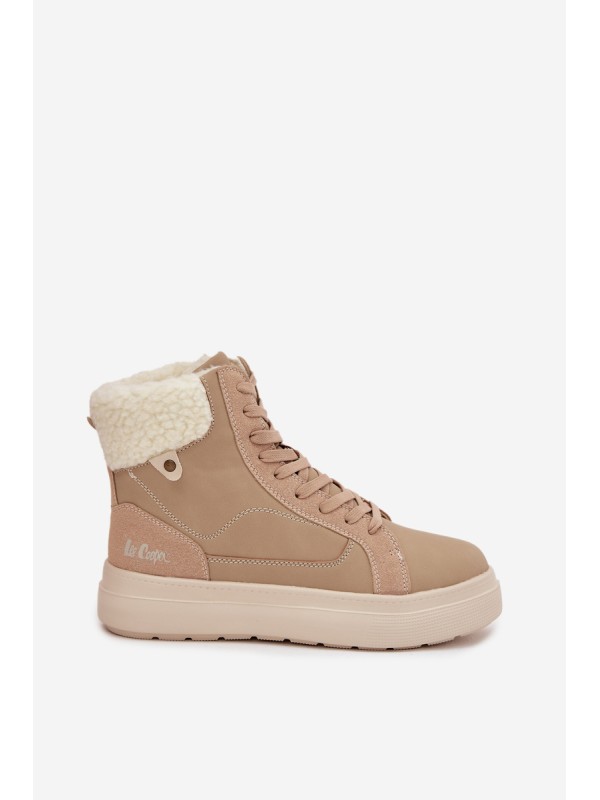 Moteriški žieminiai batai su kailiu Lee Cooper LCJ-25-01-3736 Beige