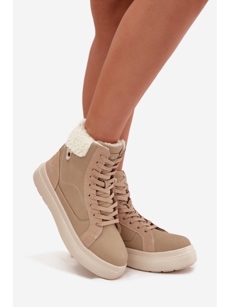 Moteriški žieminiai batai su kailiu Lee Cooper LCJ-25-01-3736 Beige