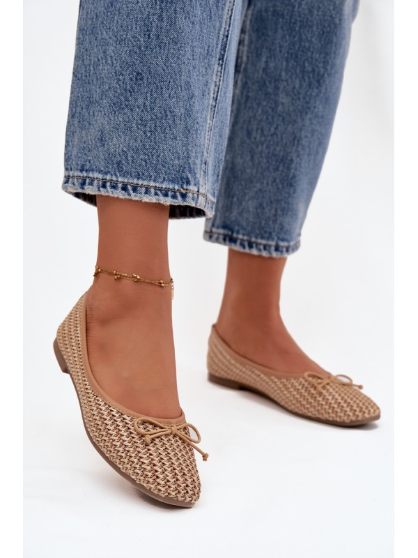Ballerinas With Braid And Bow Camel Belirra 2