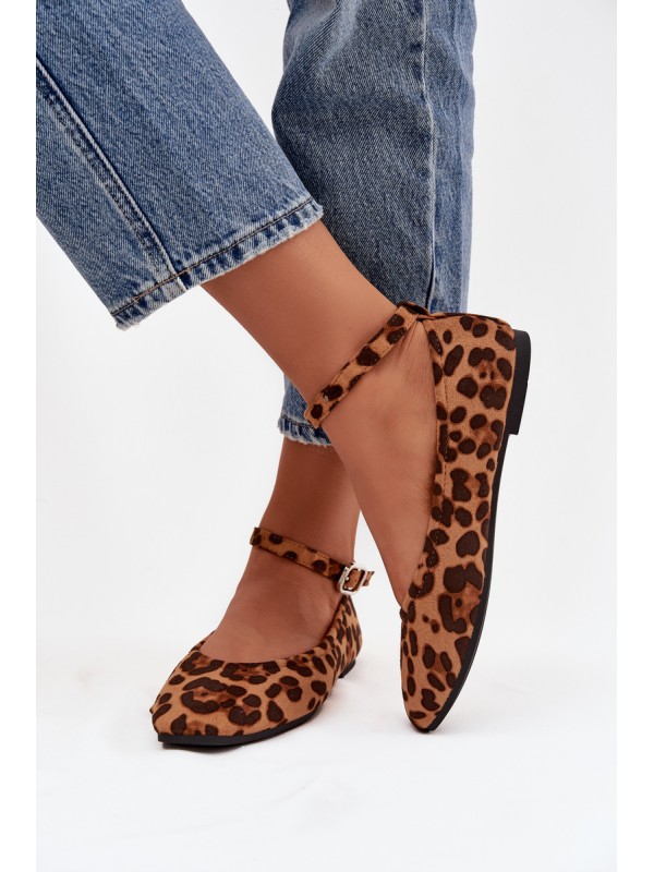 Women's Ballerinas With Strap And Buckle Panterka Janelor