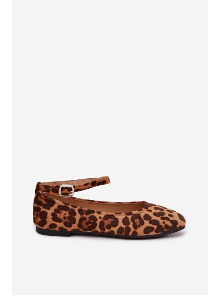 Women's Ballerinas With Strap And Buckle Panterka Janelor