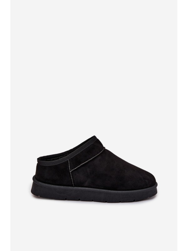 Women's Snow Boots Lined with Fur Black Serenne