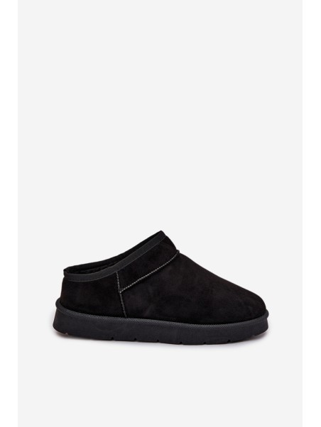 Women's Snow Boots Lined with Fur Black Serenne