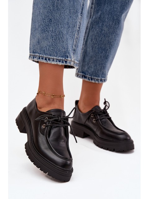 Women's Loafers Made of Eco Leather Black Adrelle 2
