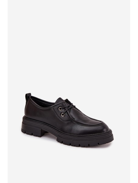 Women's Loafers Made of Eco Leather Black Adrelle