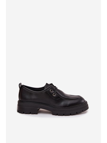 Women's Loafers Made of Eco Leather Black Adrelle