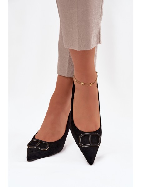 Women's Heels With Decorative Detail Black Amelora