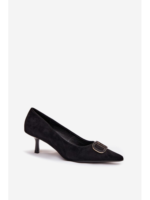 Women's Heels With Decorative Detail Black Amelora